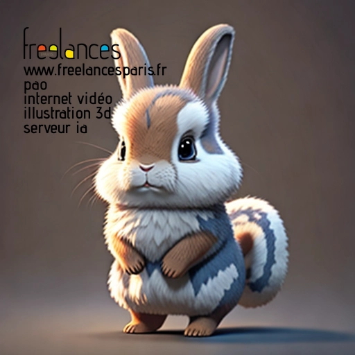 Pao internet vidéo illustration 3d serveur intelligence générative freelance paris studio de création 5T1YNF91